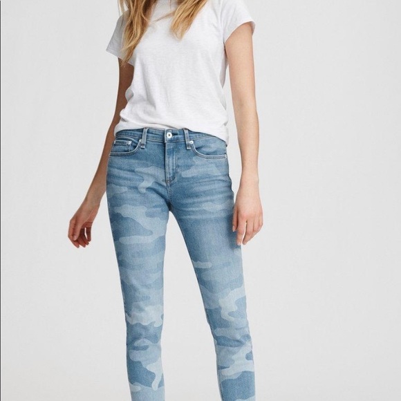 Rag and bone camo jeans - Picture 1 of 7
